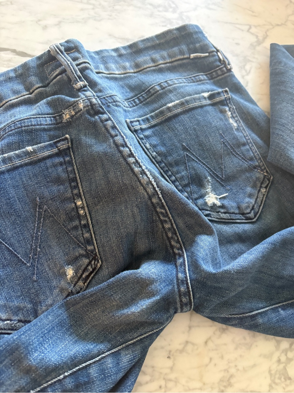 Mother Denim The Looker Graffiti Girl Stretch Denim 29 - Picture 11 of 13